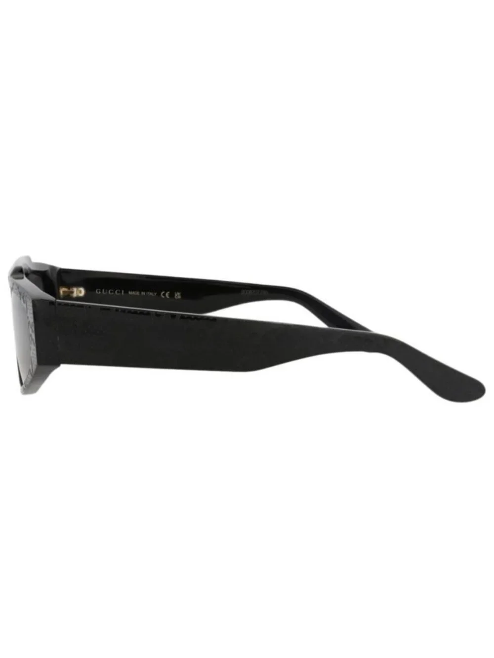 New Gucci Mens Square/Rectangle Black Black Grey Fashion Designer Sunglasses